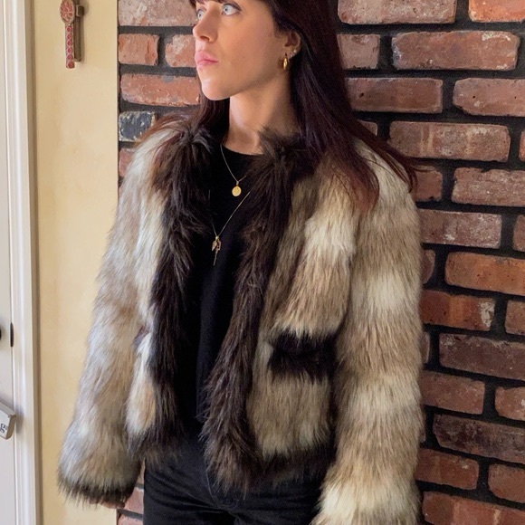 LANVIN x H&M Faux Fur Coat - Picture 4 of 14